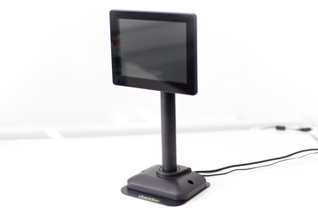 QuickBon Kundendisplay.