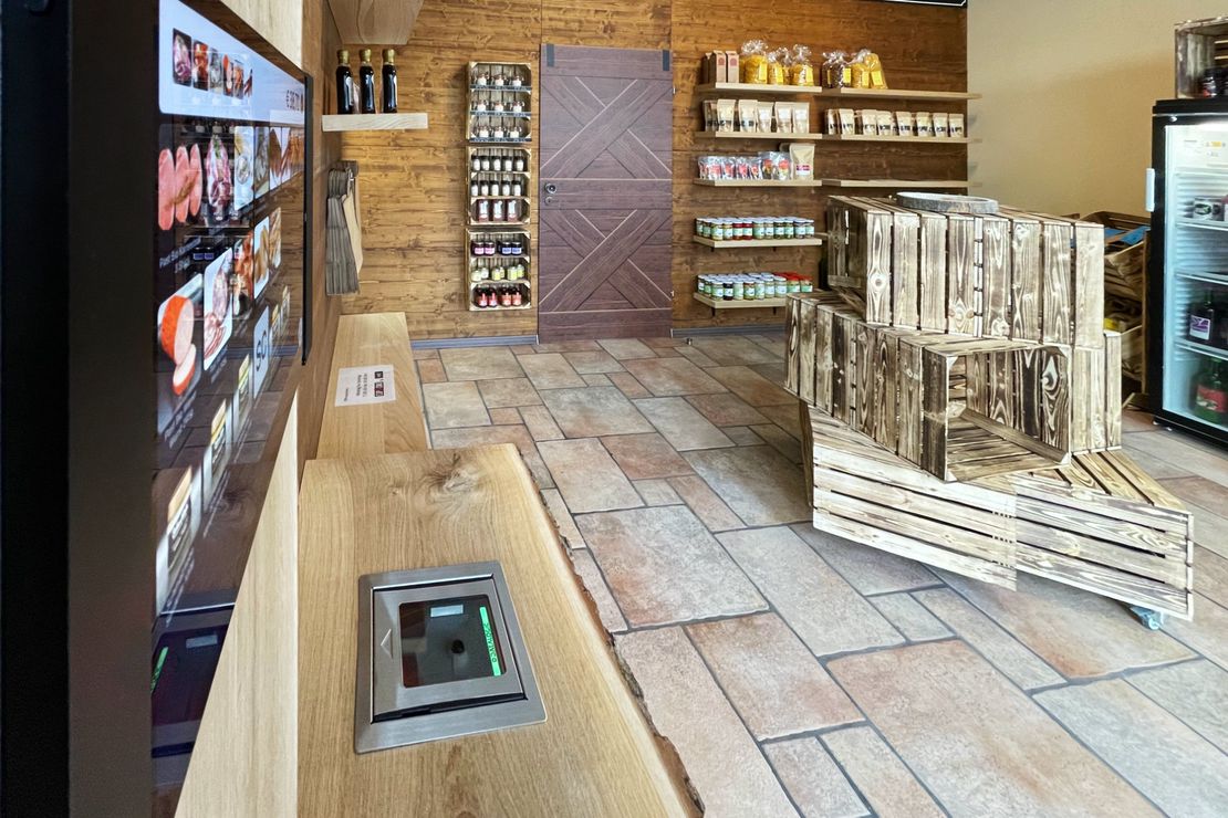 Innenansicht Selbstbedienungsladen