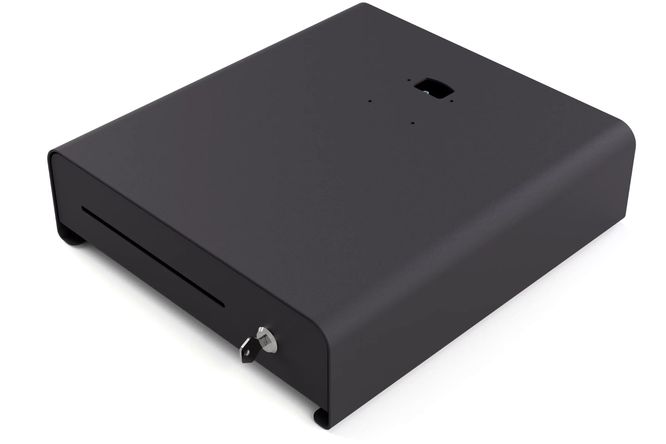 Kassenlade mit Befestigungsmöglichkeit für Drucker oder iPad