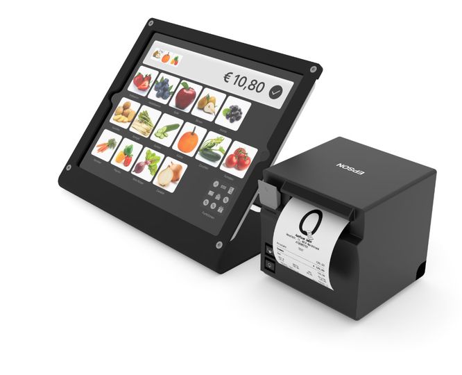 Stationäres QuickBon Kassensystem mit iPad