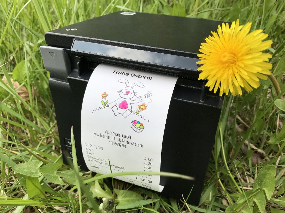 Ostergruß des QuickBon Teams