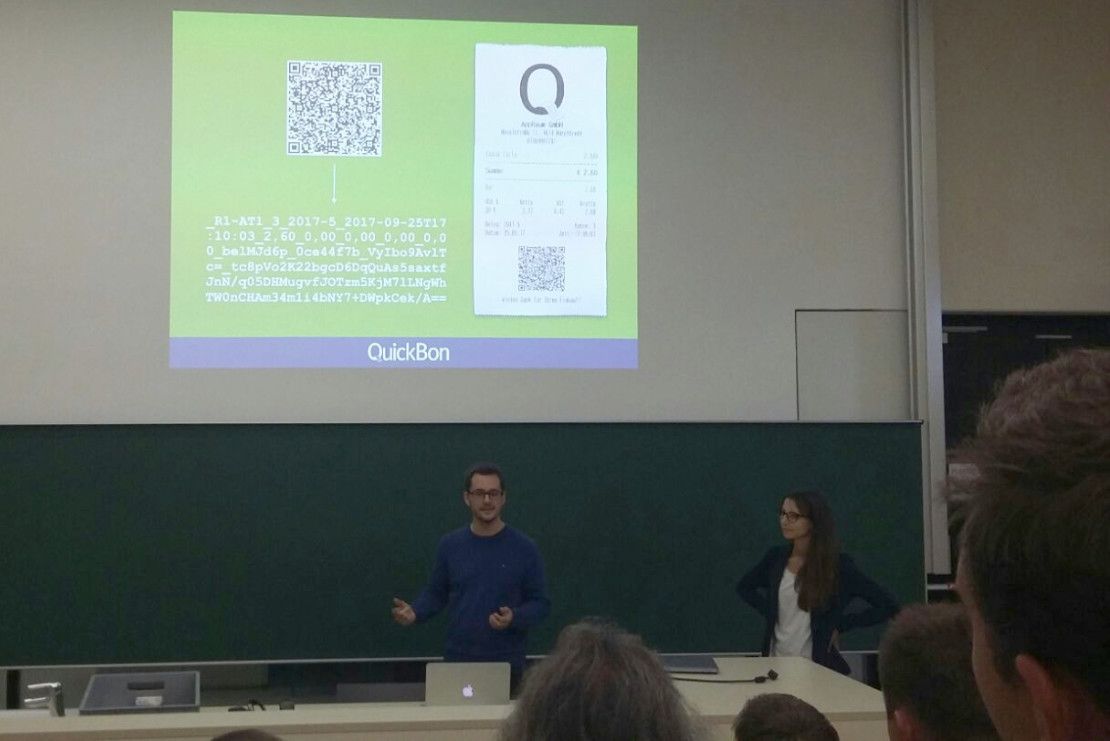 QuickBon Vortrag an der Johannes Kepler Universität Linz