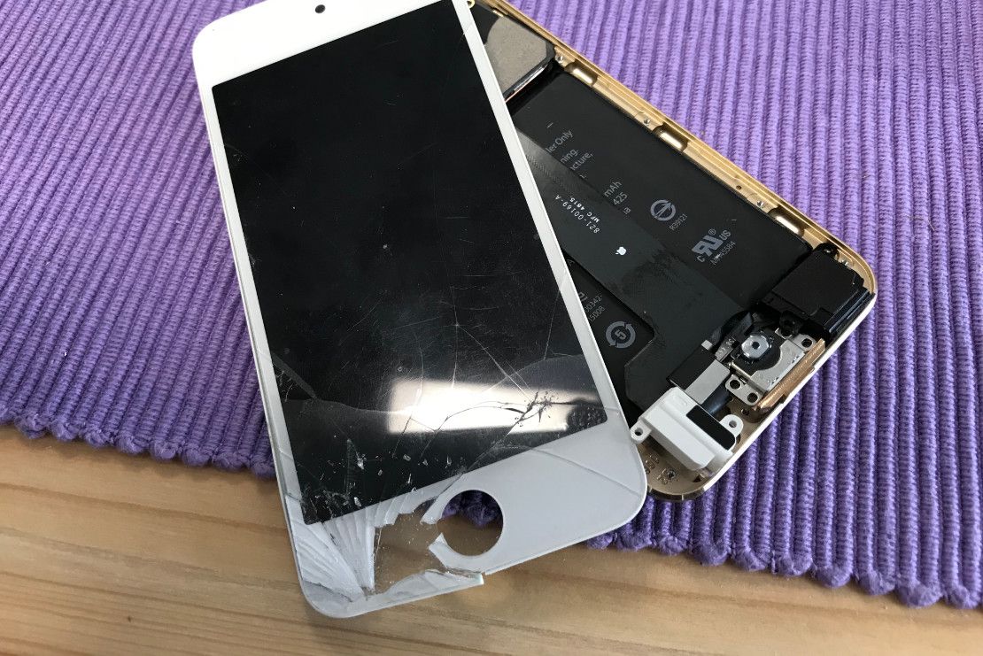Beschädigte Displays von iPod-touch-Geräten