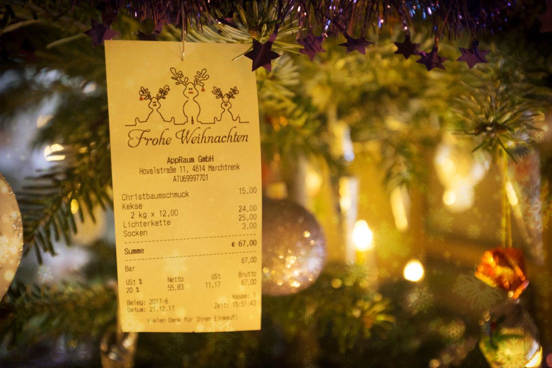 Weihnachtsgruß des QuickBon Teams