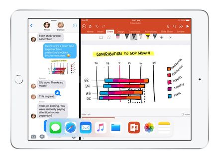 Bild des iPad mit Verkaufsoberfläche eines Cafès
