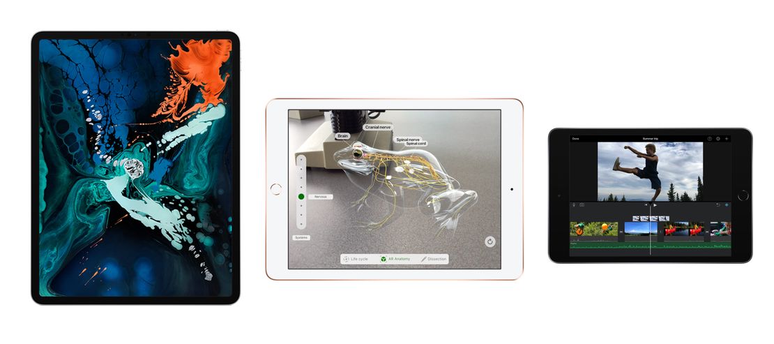Die unterschiedlichen Varianten der iPads