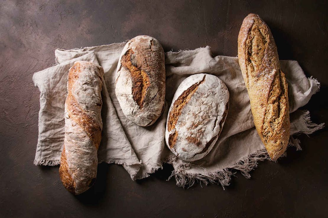 Gebäck und Brot