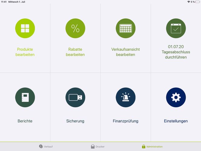 Produkte bearbeiten mit QuickBon