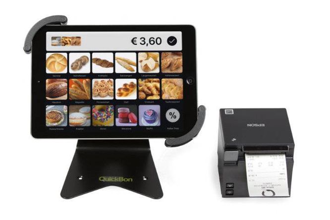 QuickBon iPad Kassensystem eines Bäckers