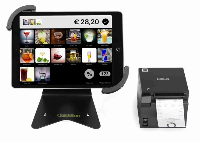QuickBon iPad Kasse für Bars & Nachtclubs