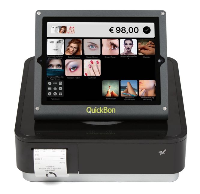 QuickBon iPad Kassensystem für Kosmetik-Studios